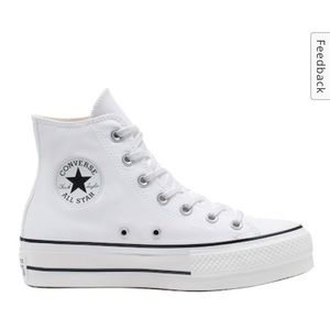 Converse high top platform sneakers